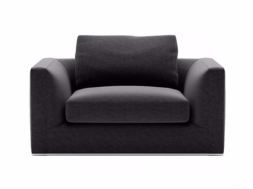 RICHARD - Fabric armchair with armrests by B&B Italia - view 2